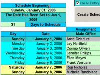 Create Floor Schedules for Your Agents screenshot