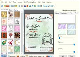 Bulk Marriage Invitation Card Maker screenshot