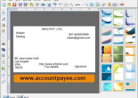 Make Business Cards Software screenshot