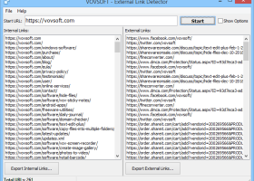 External Link Detector screenshot