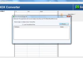 GainTools MBOX Converter screenshot