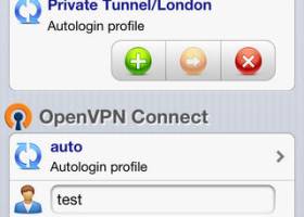 OpenVPN Connect for iOS screenshot