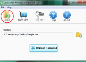 Cocosenor Workbook Unprotect Tuner screenshot