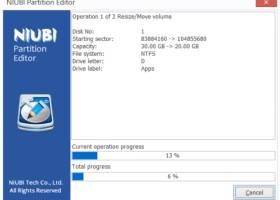 NIUBI Partition Editor screenshot