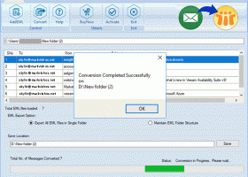 EML to NSF Converter screenshot