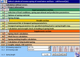 MITCalc Tension Springs screenshot