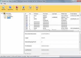 Lotus Notes Contacts Converter screenshot