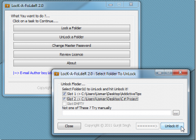 how to password lock a folder windows 7
