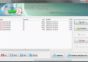 A-PDF Deskew screenshot