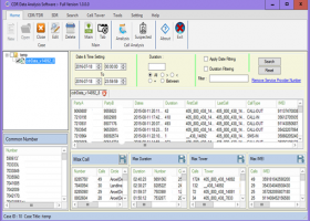 CDR Analysis Software screenshot