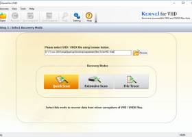 Kernel for VHD Recovery screenshot