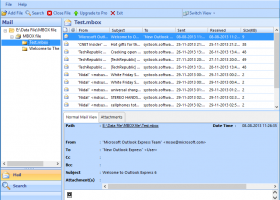 MBOX Email File Viewer Tool screenshot