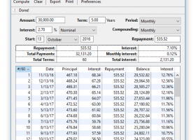 Loan Calc screenshot