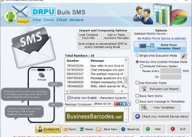 SMS Message Scheduling Application screenshot