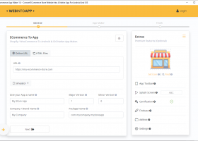 ECommerce App Maker screenshot