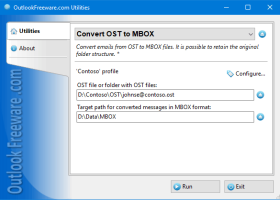 Convert OST to MBOX for Outlook screenshot