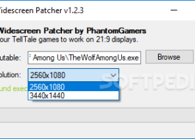 TellTale Widescreen Patcher screenshot