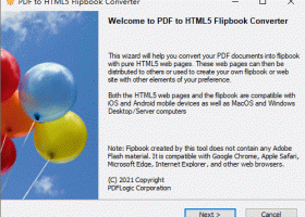 PDF to HTML5 Flip Book Converter screenshot