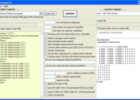 OpenBabelGUI screenshot