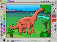 DinoPaint Dinosaur Coloring Book screenshot