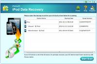 iPubsoft iPod Data Recovery screenshot