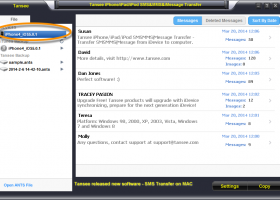 Tansee iOS Messages Transfer Windows version - 1 year license screenshot