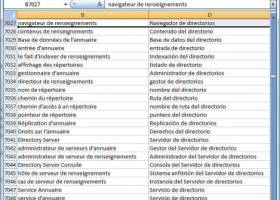 Dataprocessing Dictionary French Spanish screenshot