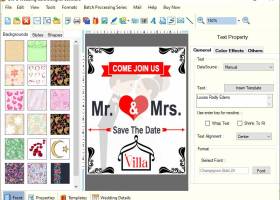 Wedding Invitation Card Printing Tool screenshot