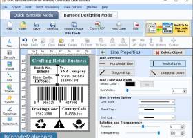 Inventory Barcode Maker Application screenshot