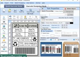 EAN8 Barcode Label Creating Software screenshot