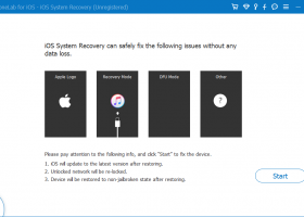 FoneLab iOS System Recovery screenshot