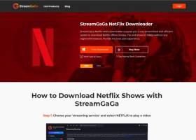 StreamGaGa Netflix Downloader screenshot