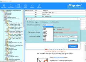 Zimbra Mail To PDF screenshot