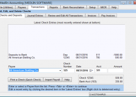 Medlin Accounting screenshot