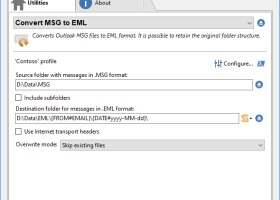 Import Messages from MSG Format screenshot