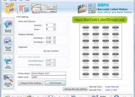 Courier Post Mailer Barcode Software screenshot