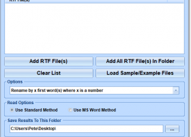 RTF Rename Multiple Files Based On Content Software screenshot