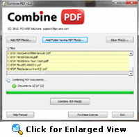 Combine PDF screenshot