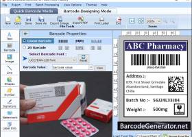 Healthcare Barcode Software screenshot