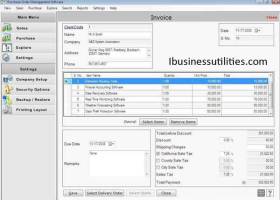 Purchase Order Utilities screenshot