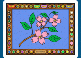 Coloring Book 4: Plants screenshot