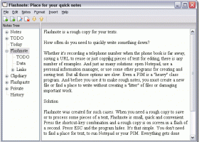 Portable Flashnote screenshot