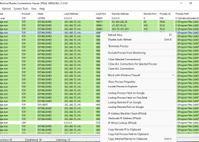NoVirusThanks Connections Viewer screenshot