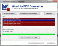 PCVARE Word to PDF screenshot