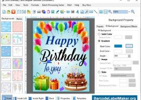 Printable Birthday Cards Creator screenshot