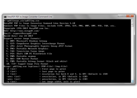 VeryUtils PDF to Image Converter Command Line screenshot