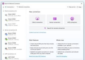 Serial to Ethernet Connector screenshot