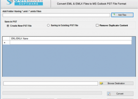 EML to Outlook Converter screenshot