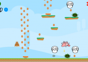 Bunny and coronavirus (Windows version) screenshot