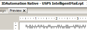 Intelligent Mail Crystal Reports Barcode screenshot